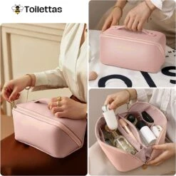Toilettas Roze - Maat M - Beautycase Cosmetica - Organizer Make Up -Beroemde Bagage Winkel 1200x1200 1380