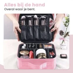 Eagle Make-up Organizer - Make-up Koffer - Verstelbare Vakken - Beautycase - Multifunctioneel - Make-up Tas - Reisformaat -Beroemde Bagage Winkel 1200x1200 1391