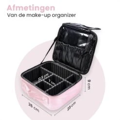 Eagle Make-up Organizer - Make-up Koffer - Verstelbare Vakken - Beautycase - Multifunctioneel - Make-up Tas - Reisformaat -Beroemde Bagage Winkel 1200x1200 1393