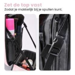 Eagle Make-up Organizer - Make-up Koffer - Verstelbare Vakken - Beautycase - Multifunctioneel - Make-up Tas - Reisformaat -Beroemde Bagage Winkel 1200x1200 1395