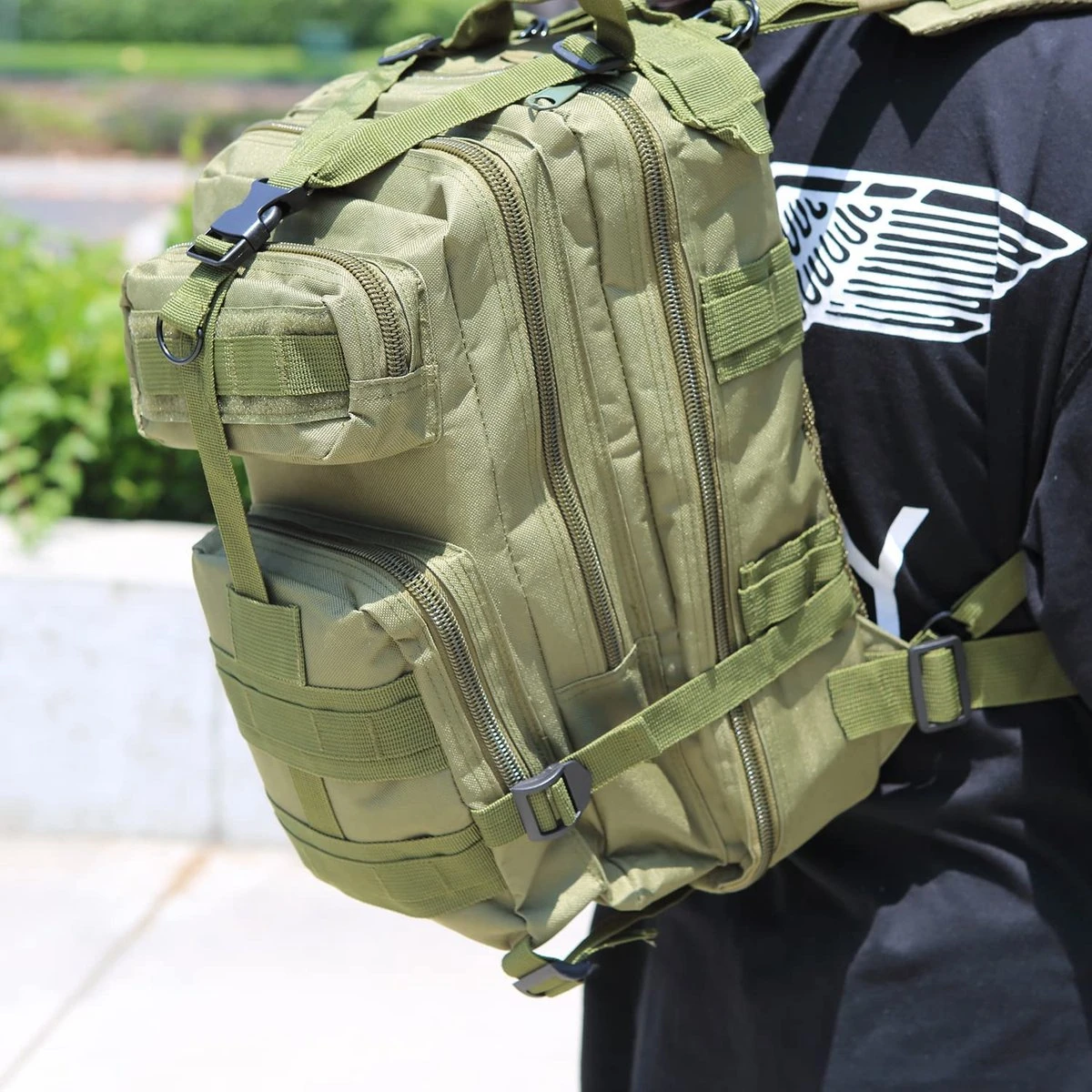 Tactical Backpack 30 L | Tactische Rugzak | Sport - School - Werk | Marine Groen - Backpack US Assault Molle Large - Rugzak -Marine Groen - 30 L 20 Tactical Backpack 30 L | Tactische Rugzak | Sport - School - Werk | Marine Groen - Backpack US Assault Molle Large - Rugzak -Marine Groen - 30 L - Afbeelding 18