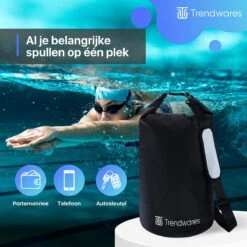 Trendwares - Drybag – Strandtas - Waterdichte Tas – Droogtas – Rugtas - Survival Outdoor Tas – 20 Liter - Zwart 13 Trendwares - Drybag – Strandtas - Waterdichte Tas – Droogtas – Rugtas - Survival Outdoor Tas – 20 Liter - Zwart -Beroemde Bagage Winkel 1200x1200 1450