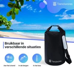 Trendwares - Drybag – Strandtas - Waterdichte Tas – Droogtas – Rugtas - Survival Outdoor Tas – 20 Liter - Zwart 16 Trendwares - Drybag – Strandtas - Waterdichte Tas – Droogtas – Rugtas - Survival Outdoor Tas – 20 Liter - Zwart -Beroemde Bagage Winkel 1200x1200 1453