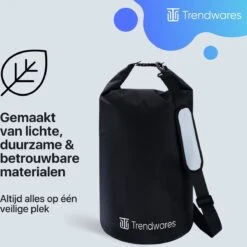 Trendwares - Drybag – Strandtas - Waterdichte Tas – Droogtas – Rugtas - Survival Outdoor Tas – 20 Liter - Zwart 18 Trendwares - Drybag – Strandtas - Waterdichte Tas – Droogtas – Rugtas - Survival Outdoor Tas – 20 Liter - Zwart -Beroemde Bagage Winkel 1200x1200 1454