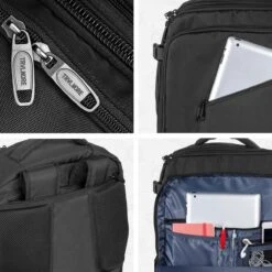 TRVLMORE Reistas - Rugzak - Handbagage Weekendtas - Backpack - Waterafstotend - 40L - Zwart -Beroemde Bagage Winkel 1200x1200 1465