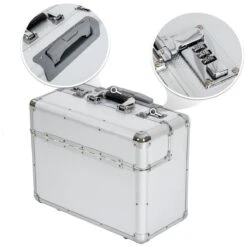 Tectake Business Pilotenkoffer - 39 Cm - Zilver -Beroemde Bagage Winkel 1200x1200 216