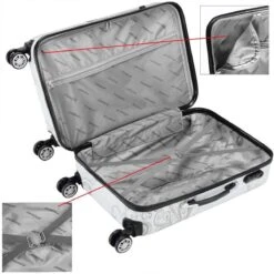Monzana Hardcase Koffer Vlinder XL - Polycarbonaat 89L 75x49x29cm -Beroemde Bagage Winkel 1200x1200 287