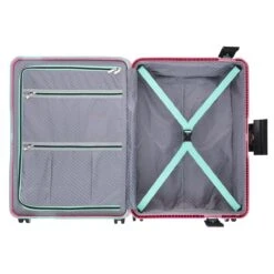 CarryOn Steward TSA Reiskoffer - 65cm Trolley Met Kliksloten - Dubbele Wielen - Roze 18 CarryOn Steward TSA Reiskoffer - 65cm Trolley Met Kliksloten - Dubbele Wielen - Roze -Beroemde Bagage Winkel 1200x1200 317