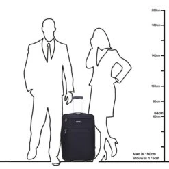 Decent Basic-Line Medium Trolley 63 Cm - Donkerblauw -Beroemde Bagage Winkel 1200x1200 334