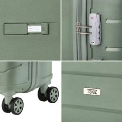TravelZ Big Bars Reiskoffer 68 Cm Met Dubbele Wielen - Trolley Koffer Met TSA-slot - Olijf -Beroemde Bagage Winkel 1200x1200 403