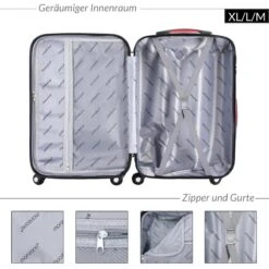 Deuba Hard Case Koffer Baseline L Navyblauw -Beroemde Bagage Winkel 1200x1200 415