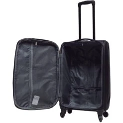 Castillo - Medium Koffer - Expandable - Zwart -Beroemde Bagage Winkel 1200x1200 439