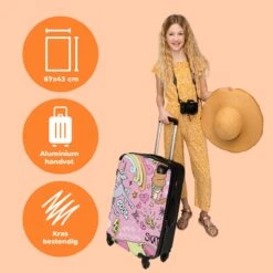 NoBoringSuitcases.com® Koffer Groot - Roze - Eenhoorn - Skateboard - Tekening - Trolley Koffer Met TSA-slot - Met Wielen - 90 Liter - Reiskoffer - 66 Cm 12 NoBoringSuitcases.com® Koffer Groot - Roze - Eenhoorn - Skateboard - Tekening - Trolley Koffer Met TSA-slot - Met Wielen - 90 Liter - Reiskoffer - 66 Cm -Beroemde Bagage Winkel 1200x1200 444