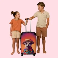 NoBoringSuitcases.com® Koffer Groot - Meerkat - Bloemen - Hoed - Dieren - Portret - Trolley Koffer Met TSA-slot - Met Wielen - 90 Liter - Reiskoffer - 66 Cm 16 NoBoringSuitcases.com® Koffer Groot - Meerkat - Bloemen - Hoed - Dieren - Portret - Trolley Koffer Met TSA-slot - Met Wielen - 90 Liter - Reiskoffer - 66 Cm -Beroemde Bagage Winkel 1200x1200 462