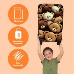 NoBoringSuitcases.com® Koffer Groot - Teddybeer - Knuffel - Bruin - Beer - Trolley Koffer Met TSA-slot - Met Wielen - 90 Liter - Reiskoffer - 66 Cm 12 NoBoringSuitcases.com® Koffer Groot - Teddybeer - Knuffel - Bruin - Beer - Trolley Koffer Met TSA-slot - Met Wielen - 90 Liter - Reiskoffer - 66 Cm -Beroemde Bagage Winkel 1200x1200 508