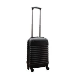 Travelerz Kofferset 2 Delig ABS Handbagage Koffers - Met Cijferslot - 27 Liter - Zwart - Groen -Beroemde Bagage Winkel 1200x1200 545