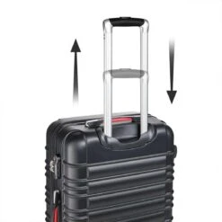 Monzana Kofferset - 4 Stuks S M L XL Met Wielen Cijferslot - Zwart -Beroemde Bagage Winkel 1200x1200 551