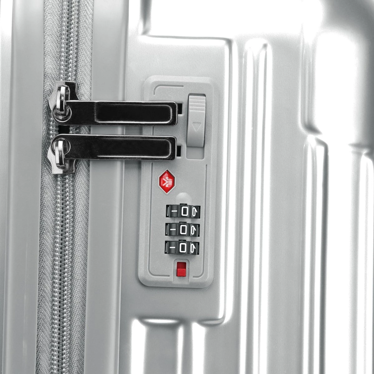 Royal Swiss - Kofferset - Cijferslot- Lichtgewicht Koffer - 4 Wielen- Zilver 11 Royal Swiss - Kofferset - Cijferslot- Lichtgewicht Koffer - 4 Wielen- Zilver - Afbeelding 9