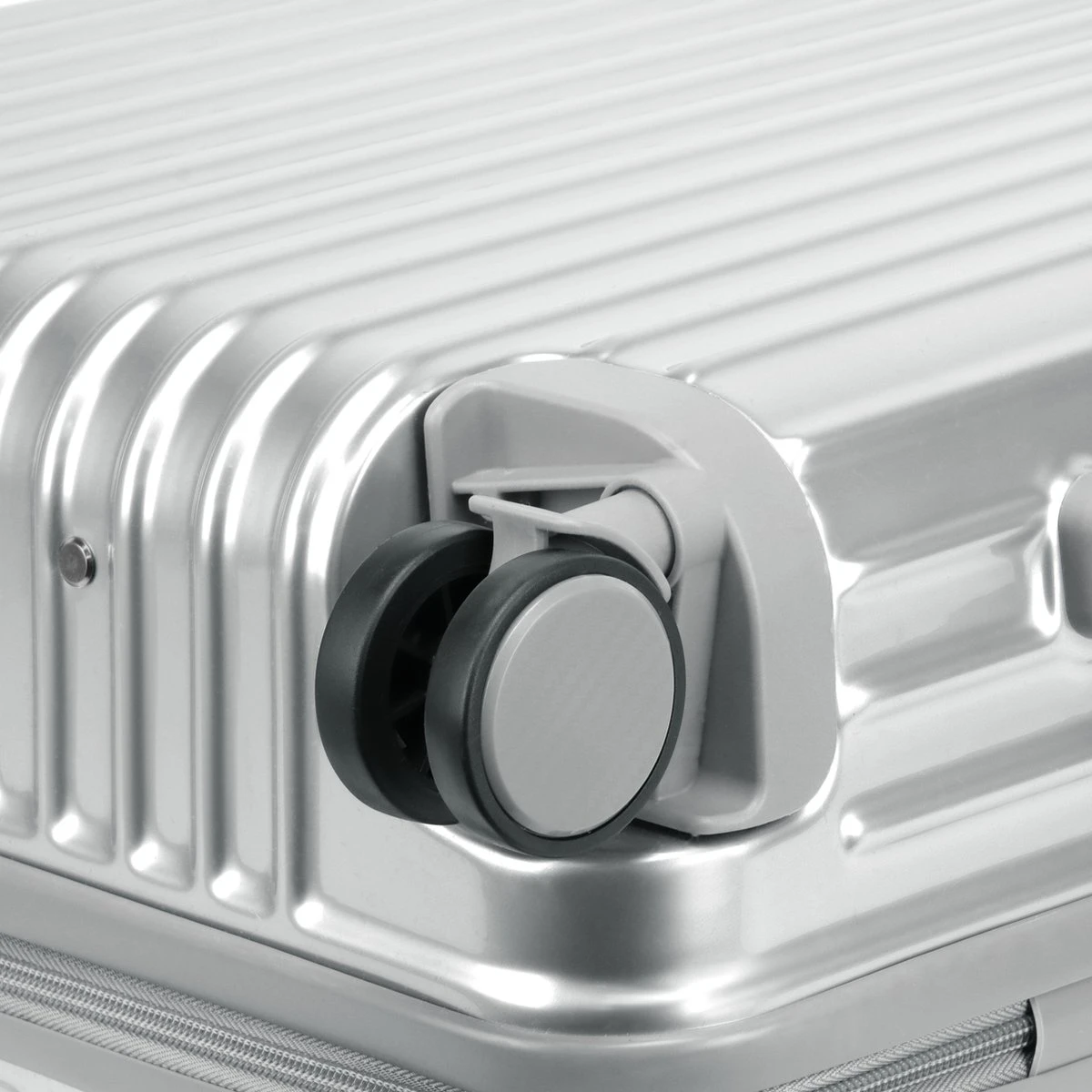 Royal Swiss - Kofferset - Cijferslot- Lichtgewicht Koffer - 4 Wielen- Zilver 15 Royal Swiss - Kofferset - Cijferslot- Lichtgewicht Koffer - 4 Wielen- Zilver - Afbeelding 13