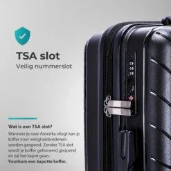 Legage Koffer - Reiskoffer - Trolley - Inclusief Uitzetlaag - Zwart - Maat L - 28 Inch 13 Legage Koffer - Reiskoffer - Trolley - Inclusief Uitzetlaag - Zwart - Maat L - 28 Inch -Beroemde Bagage Winkel 1200x1200 6