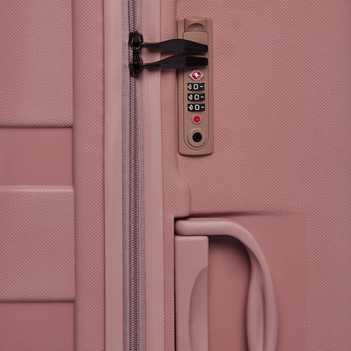 ©TROLLEYZ - Paris No.5 - Kofferset 2 Delig - 55+78cm Met TSA Slot - Dubbele Wielen - 360° Spinners - 100% Polypropyleen - Reiskoffers In Rose Blush 7 ©TROLLEYZ - Paris No.5 - Kofferset 2 Delig - 55+78cm Met TSA Slot - Dubbele Wielen - 360° Spinners - 100% Polypropyleen - Reiskoffers In Rose Blush - Afbeelding 5