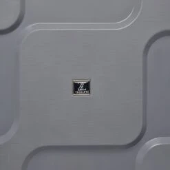 ©TROLLEYZ - Venice No.10 - Trolley - 55cm Met TSA Slot - Dubbele Wielen - 360° Spinners - 100% Polypropyleen - Handbagage Koffer In Silver Stone -Beroemde Bagage Winkel 1200x1200 768