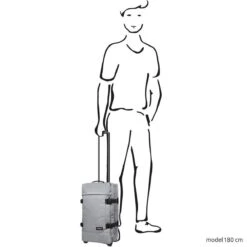 Eastpak TRANVERZ S Reiskoffer, Handbagage (51 X 32.5 X 23 Cm) - Sunday Grey -Beroemde Bagage Winkel 1200x1200 83