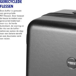 Princess Traveller Harlem - Handbaggage Koffer - Zwart - S - 55cm -Beroemde Bagage Winkel 1200x1200 830