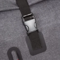 New Rebels® Vepo - Rugtas - Grijs/Rood - Waterbestendig - 15.6151413121087 - 33x15x65cm - Rugzak / Backpack -Beroemde Bagage Winkel 1200x1200 958