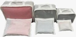 Packing Cubes Set 6-Delig – Kleding Organizer Voor Koffers, Tassen En Backpack - MYHOME24 9 Packing Cubes Set 6-Delig – Kleding Organizer Voor Koffers, Tassen En Backpack - MYHOME24 -Beroemde Bagage Winkel 1200x581