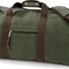 Canvas Weekendtas/reistas Donker/legergroen 45 Liter - Vintage Reistassen/weekendtassen - Tassen Voor Dames/heren/volwassenen -Beroemde Bagage Winkel 1200x697