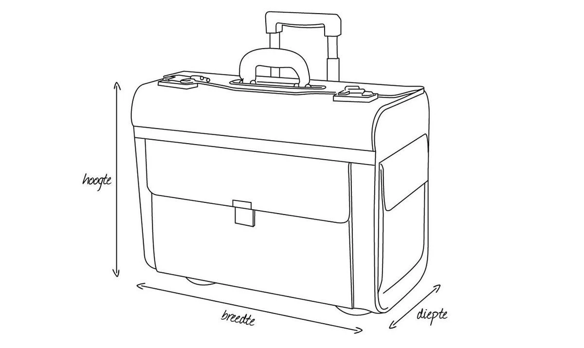 Trolley Pilotenkoffer Alumaxx - DISCOVERY Aluminium Mat Zwart 6 Trolley Pilotenkoffer Alumaxx - DISCOVERY Aluminium Mat Zwart - Afbeelding 4