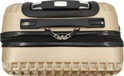 SB Travelbags Handbagage Koffer 51cm 4 Wielen Trolley - Champagne -Beroemde Bagage Winkel 1200x745