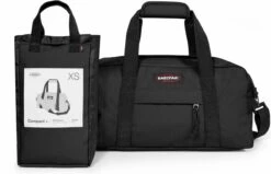 Eastpak COMPACT + Reistas, 23 Liter - Black -Beroemde Bagage Winkel 1200x774