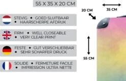 Koffer - Meisje - Regenboog - Trap - Wolken - Kinderen - Koffer Meisje - 35x55x20 Cm - Handbagage - Trolley - Reiskoffer 13 Koffer - Meisje - Regenboog - Trap - Wolken - Kinderen - Koffer Meisje - 35x55x20 Cm - Handbagage - Trolley - Reiskoffer -Beroemde Bagage Winkel 1200x779 1