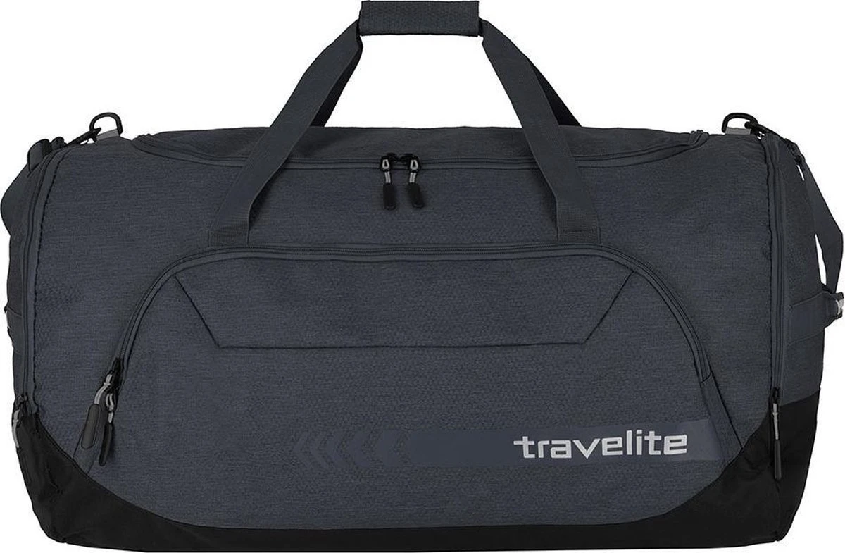 Travelite Reistas / Weekendtas - 35 X 70 X 34 Cm - 120 Liter - Kick Off - Grijs 3 Travelite Reistas / Weekendtas - 35 X 70 X 34 Cm - 120 Liter - Kick Off - Grijs