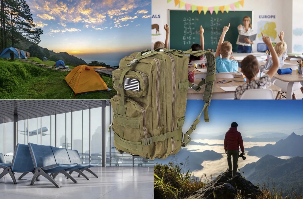 Tactical Backpack 30 L | Tactische Rugzak | Sport - School - Werk | Marine Groen - Backpack US Assault Molle Large - Rugzak -Marine Groen - 30 L 16 Tactical Backpack 30 L | Tactische Rugzak | Sport - School - Werk | Marine Groen - Backpack US Assault Molle Large - Rugzak -Marine Groen - 30 L - Afbeelding 14