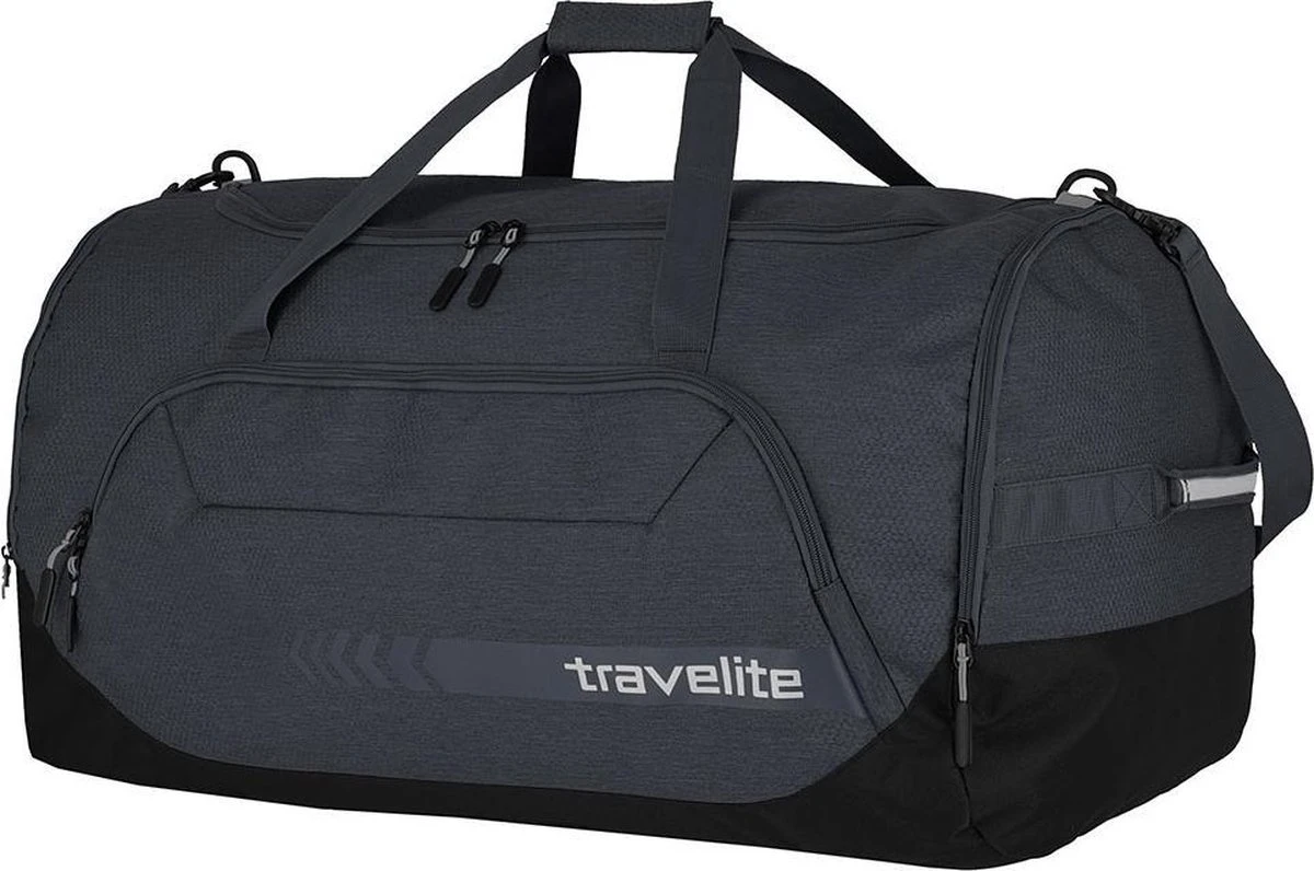 Travelite Reistas / Weekendtas - 35 X 70 X 34 Cm - 120 Liter - Kick Off - Grijs 4 Travelite Reistas / Weekendtas - 35 X 70 X 34 Cm - 120 Liter - Kick Off - Grijs - Afbeelding 2