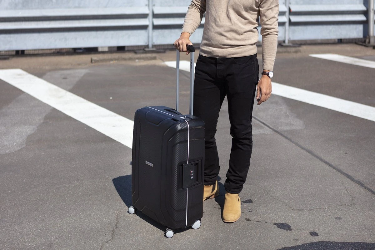 CarryOn Steward Kofferset - 3 Delige TSA Trolleyset - Koffers Met Vaste Kliksloten - Zwart 8 CarryOn Steward Kofferset - 3 Delige TSA Trolleyset - Koffers Met Vaste Kliksloten - Zwart - Afbeelding 6