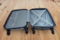 MuchoWow® Koffer - Marmer - Roze - Luxe - Marmerlook - Glitter - Design - Past Binnen 55x40x20 Cm En 55x35x25 Cm - Handbagage - Trolley - Fotokoffer - Cabin Size - Print -Beroemde Bagage Winkel 1200x800 5