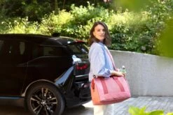 Reisenthel Allrounder M Reistas Sporttas - 18L - Twist Berry Roze -Beroemde Bagage Winkel 1200x800 78