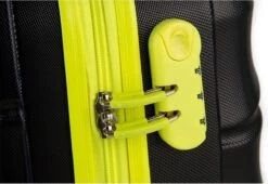 Decent Lumi Fix Handbagage Koffer - 55 Cm - Black/Lemon -Beroemde Bagage Winkel 1200x828