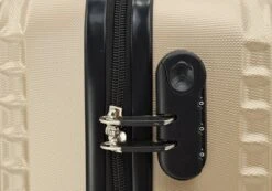 SB Travelbags Handbagage Koffer 51cm 4 Wielen Trolley - Champagne -Beroemde Bagage Winkel 1200x839