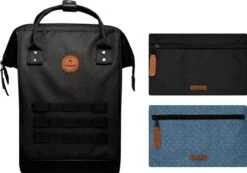 Cabaia Rugtas / Rugzak / Laptoptas / Schooltas - Adventurer Oxford - 13 Inch - 23 Liter - Zwart -Beroemde Bagage Winkel 1200x840