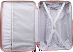 Royal Swiss - Reis Koffer - 66cm - Cijferslot- Lichtgewicht Koffer - 4 Wielen- Rosé Gold -Beroemde Bagage Winkel 1200x860