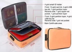 SONTRIX Brandwerende Koffer - Waterdicht - Brandwerend - Brandwerende Tas - Waterdichte Tas - Brandwerende Documententas - Tas - Handtas - Zwart 17 SONTRIX Brandwerende Koffer - Waterdicht - Brandwerend - Brandwerende Tas - Waterdichte Tas - Brandwerende Documententas - Tas - Handtas - Zwart -Beroemde Bagage Winkel 1200x869