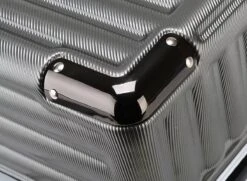 Design Handbagage Reiskoffer 20'', 50.8 Cm Cabinbag, Spinner , Aluminium Magnesium Alloy Frame Koffer, (LIGHT GRIJS) -Beroemde Bagage Winkel 1200x880