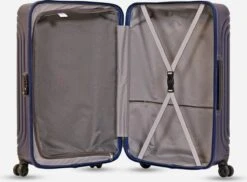 ©TROLLEYZ - Florence No.7 - Reiskoffer 69cm Met TSA Slot - Dubbele Wielen - 360° Spinners - 100% ABS - Reiskoffer In Ocean Blue -Beroemde Bagage Winkel 1200x884