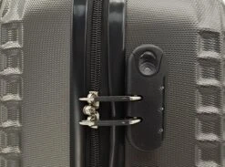 SB Travelbags Handbagage Koffer 55cm 4 Wielen Trolley - Donker Grijs -Beroemde Bagage Winkel 1200x890