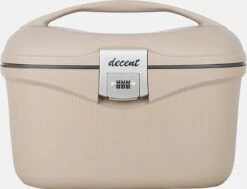Decent Beautycase Dames / Reiskoffer - Hardcase - Sportivo - Beige -Beroemde Bagage Winkel 1200x917